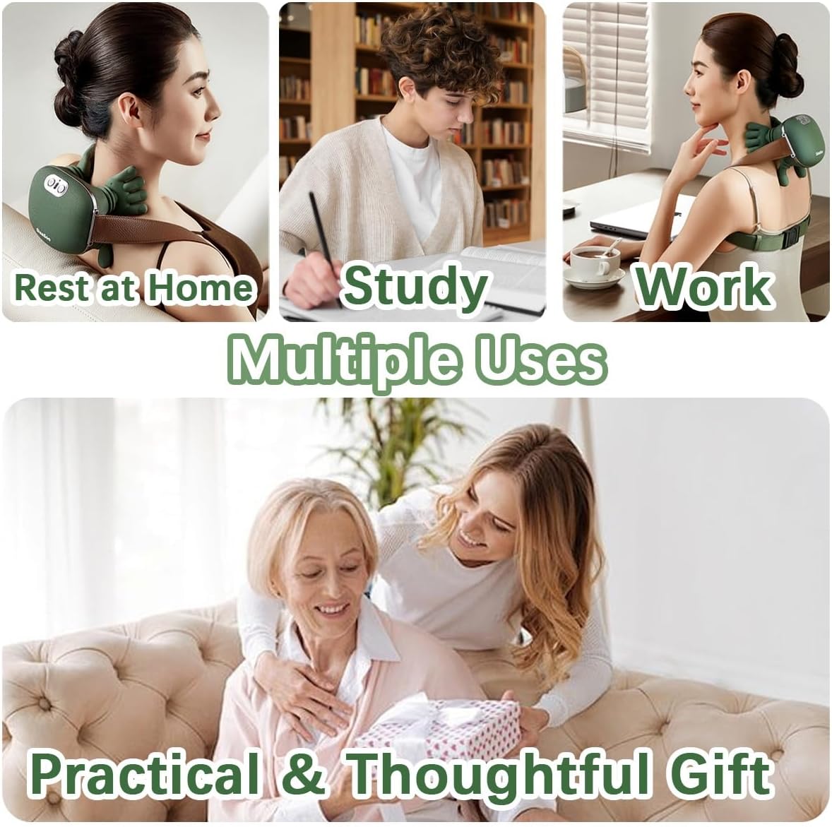 Portable Neck and Back Relaxing Massager